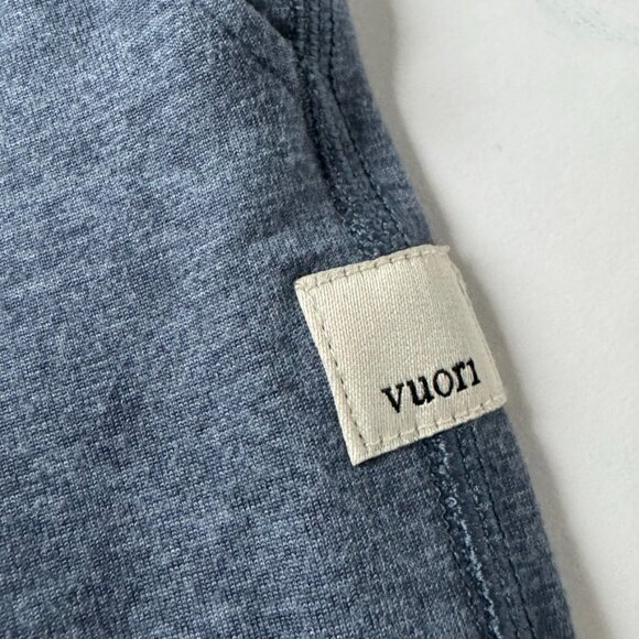 Vuori Womens M Performance Jogger Heather Blue MISSING DRAWSTRING Pull On Pant - Picture 5 of 7